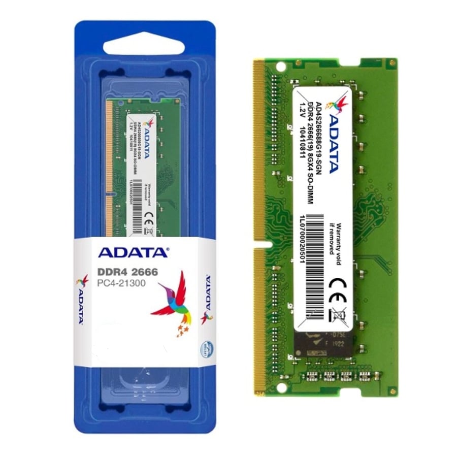 MEMORIA PARA PC ADATA 4GB DDR4 2666HZ SO DIMM