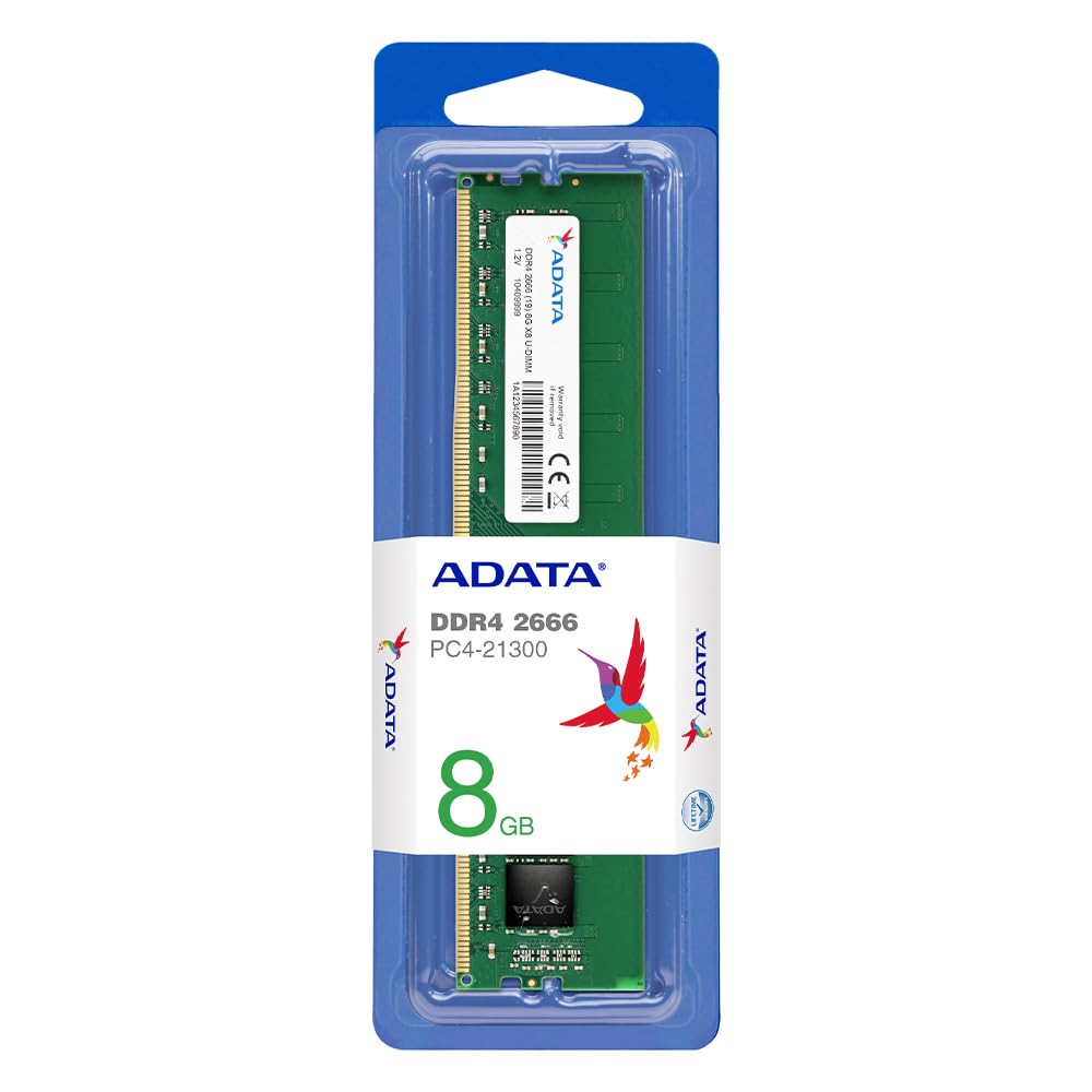 MEMORIA PARA PC ADATA 8GB AD4U26668G19-SGN DDR4 2666HZ DIMM