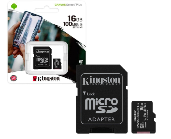 MICRO SD KINGSTON 16GB CLASE 10