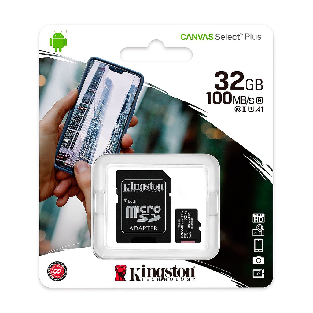 MICRO SD KINGSTON SDCS2/32GB 32GB CLASE 10 100MB/s