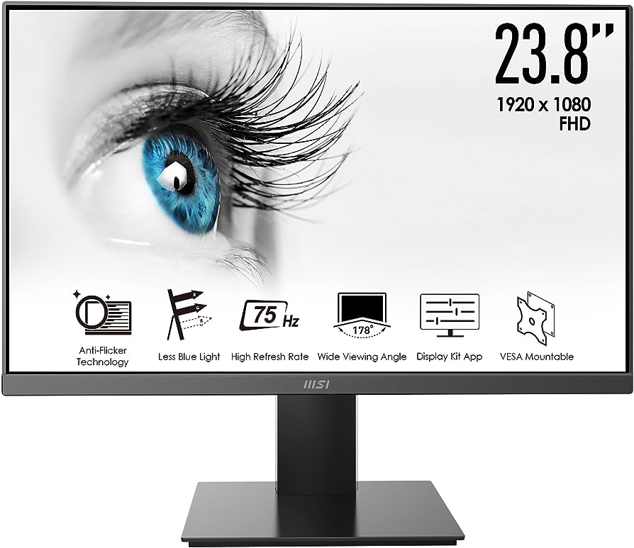 MONITOR MSI 24" PROMP241X PLANO PANEL/75HZ 1920*1080P