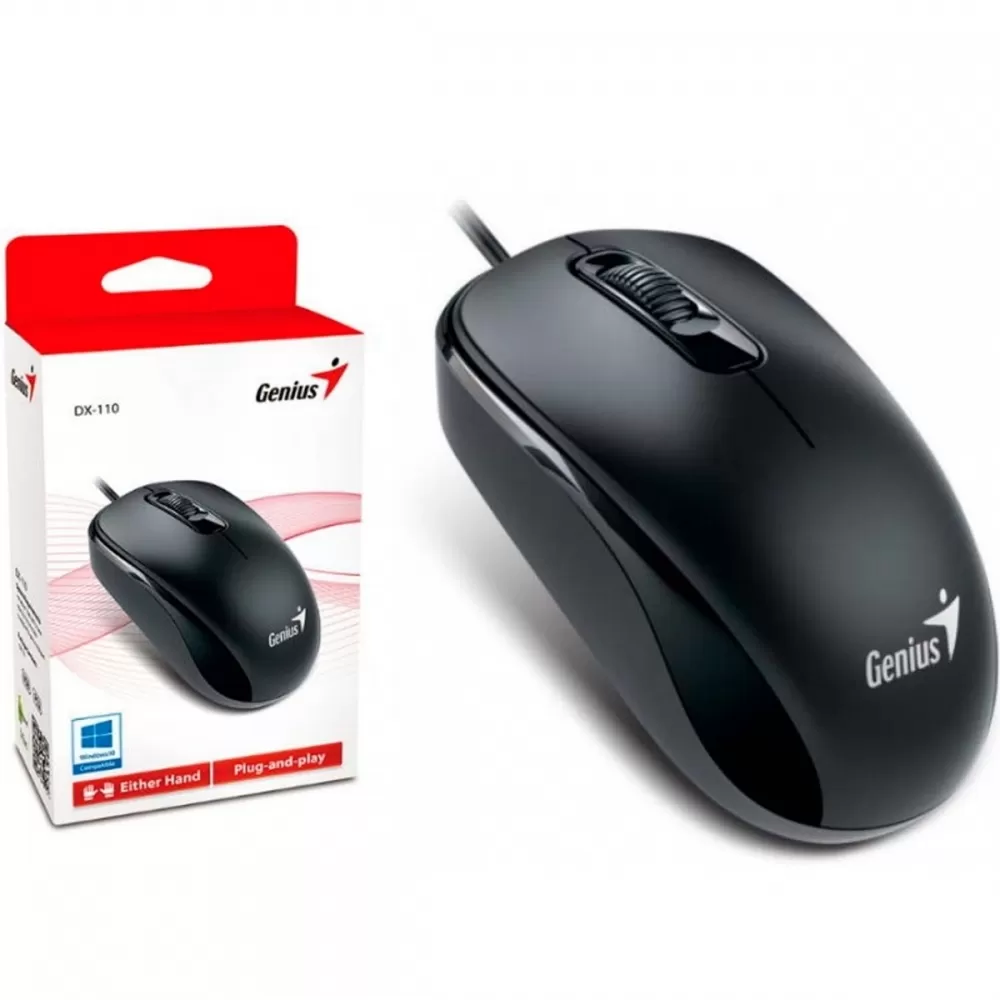 MOUSE GENIUS DX-110 USB NEGRO