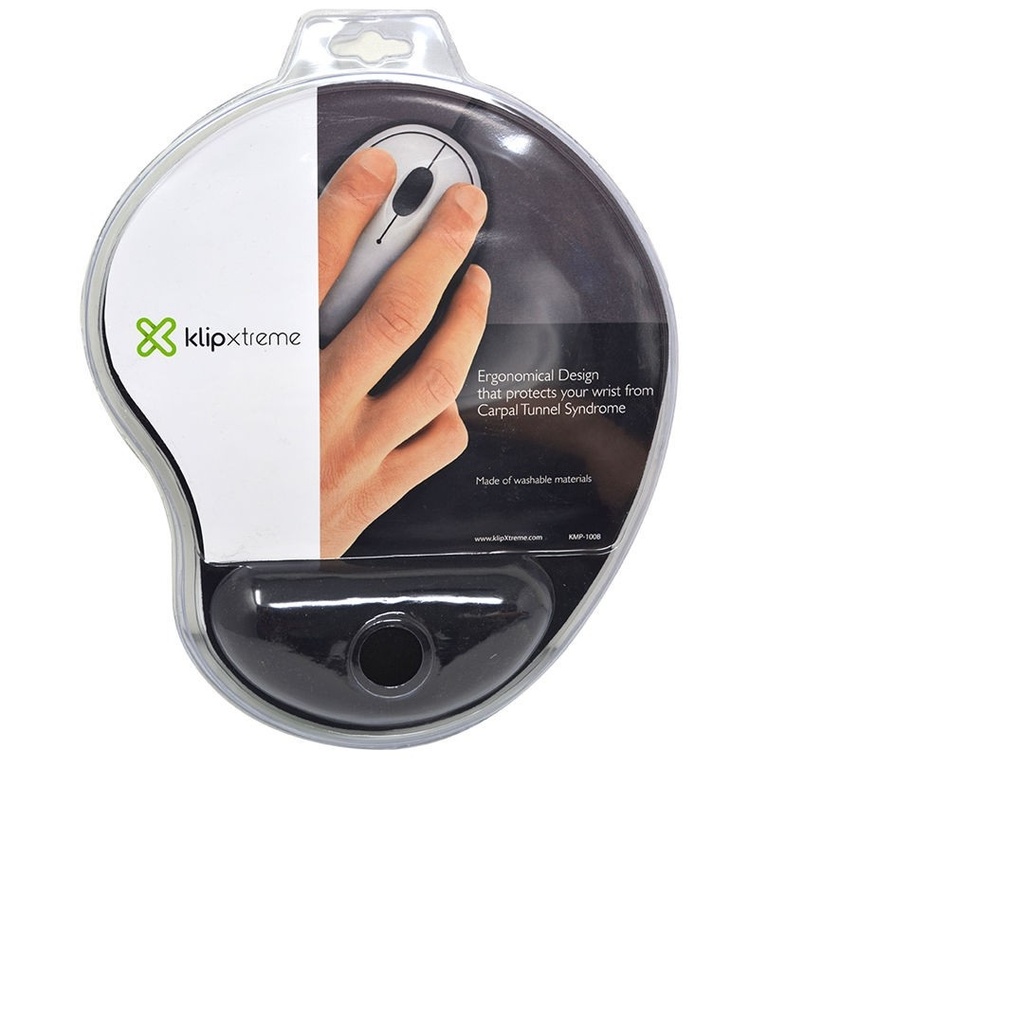 MOUSE PAD GEL KLIP XTREME KMP-100B NEGRO