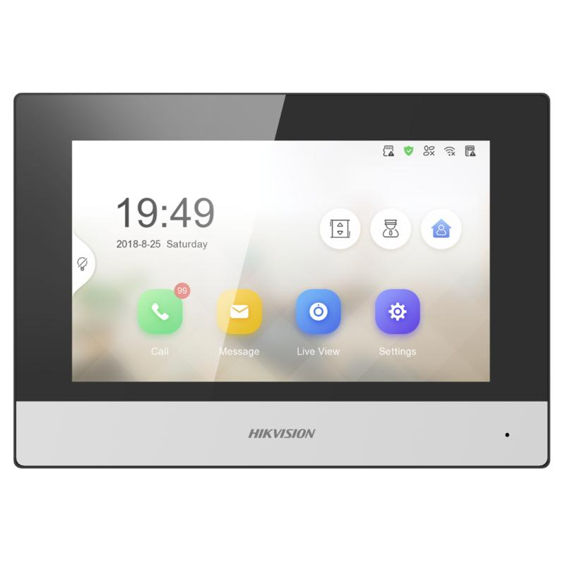 PANTALLA TOUCH HIKVISION DS-KH6320-WTE1 PARA VIDEO PORTERO DE EDIFICIOS
