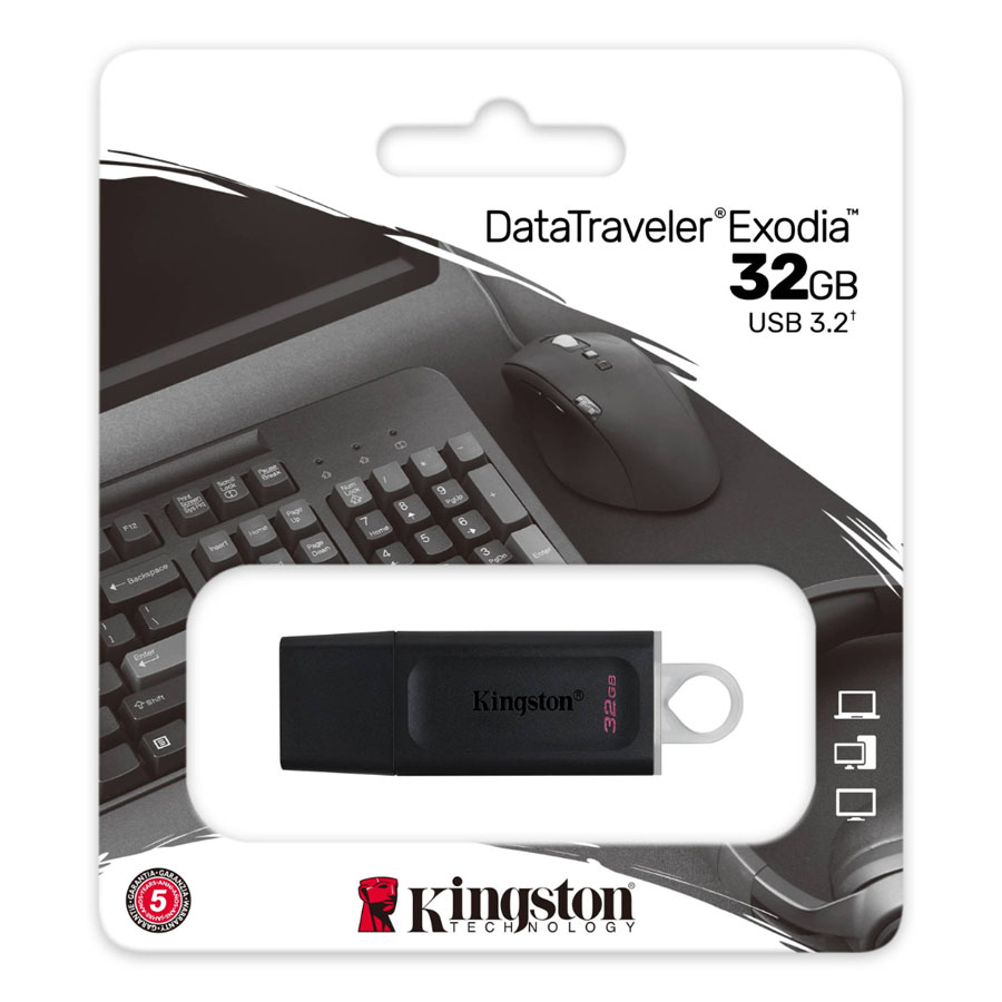 PENDRIVE KINGSTON 32GB EXODIA 3.2 