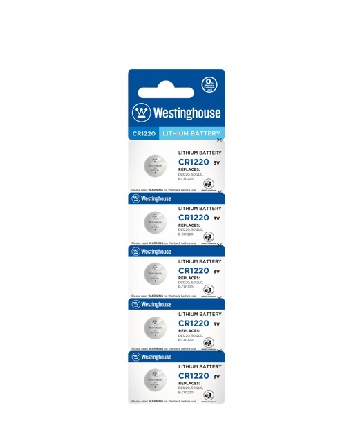 PILA WESTINGHOUSE CR1220 3V PARA DVR/RELOJ