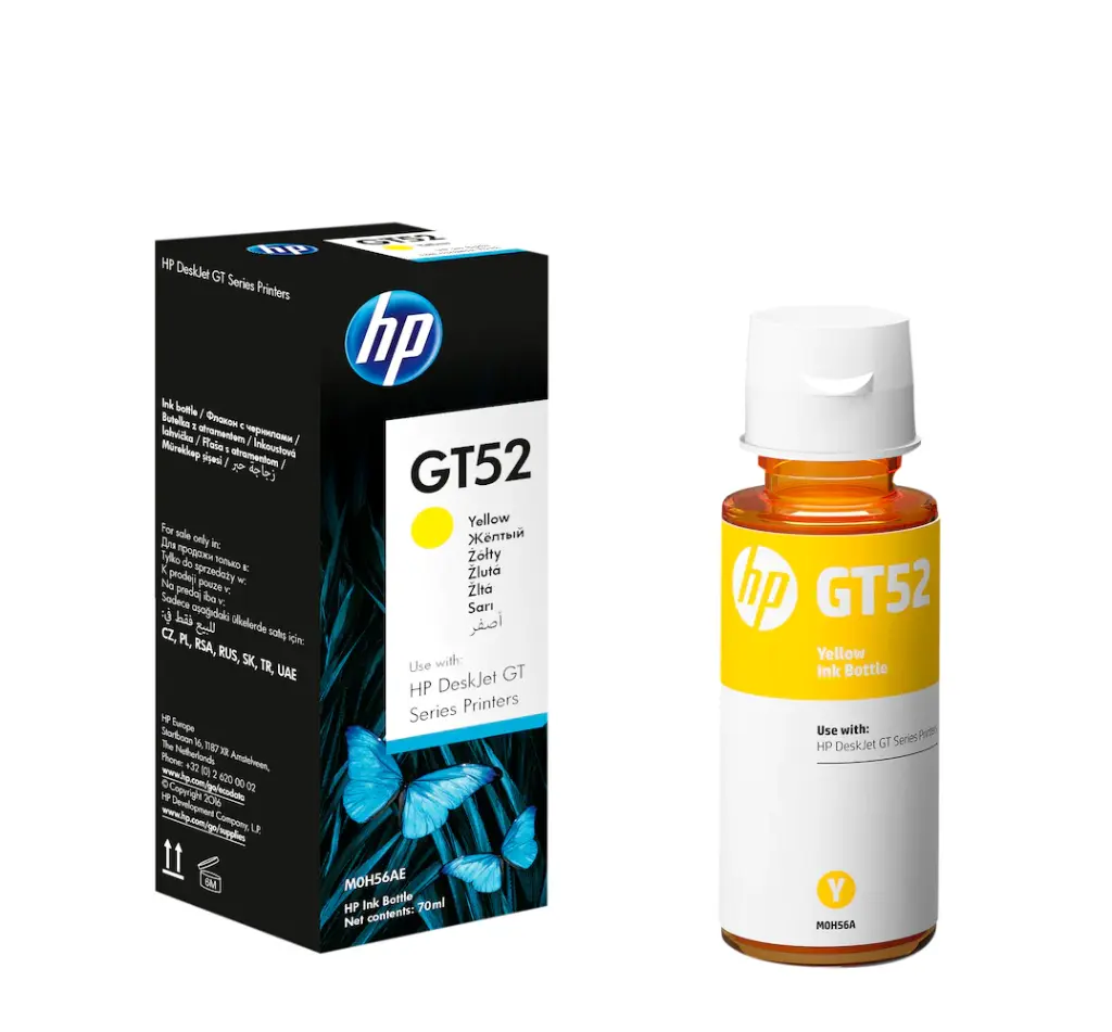 TINTA HP GT52 AMARILLO PREMIUM INK