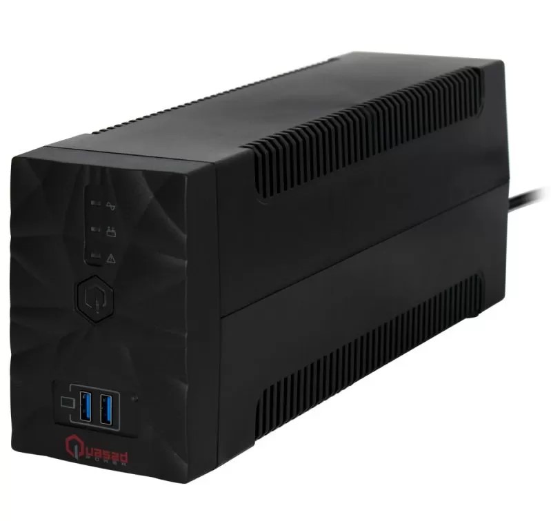 [QUPS-7507CH-USB] UPS QUASAD QUPS-7507CH-USB 700VA 420W 8 OUTLETS 4UPS-4SURGE W-AVR I-323 LED-BUTTON