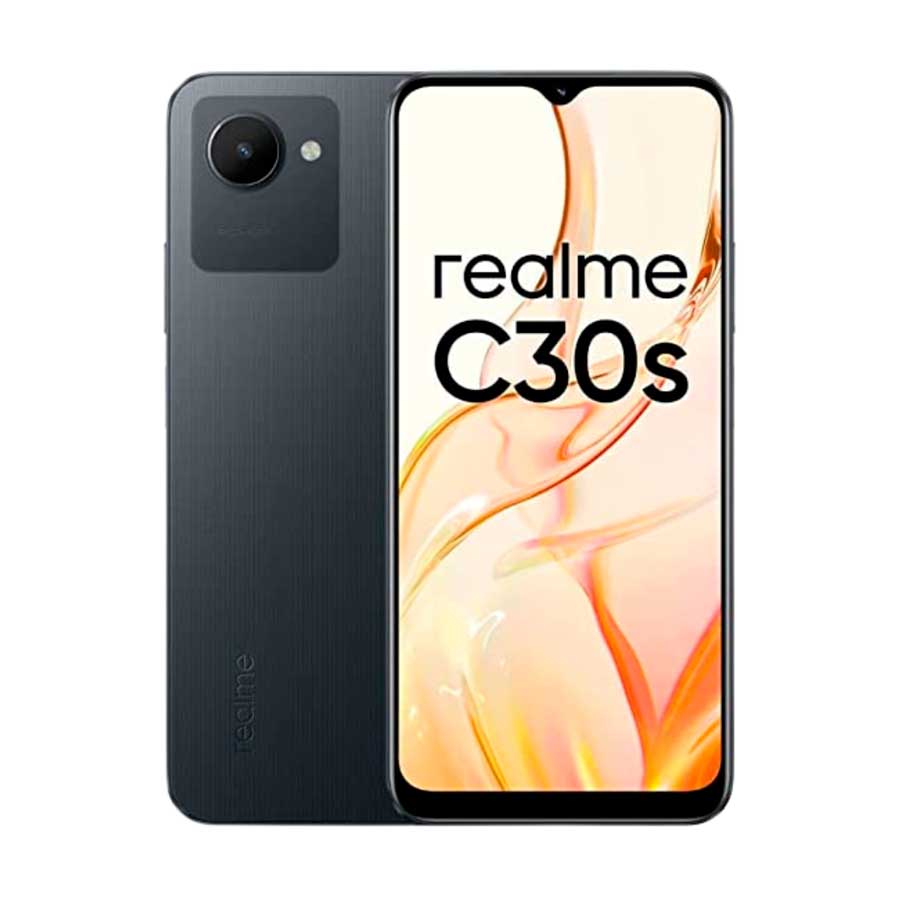 [C30S] CELULAR REALME C30S RMX3690 64GB MEMORIA/3GB RAM/ PROCESADOR OC 1.6GHZ / CAM. FRONTAL 5MP / CAM. POST. 8MP /DUAL SIM/  NEGRO