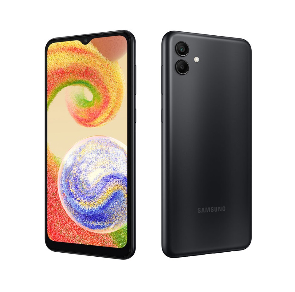 CELULAR SAMSUNG GALAXY A04 SM-A045MZKH 6.5" 128GB MEMORIA /4GB RAM/ OCTA CORE /4G LTE/CAM POST 50MP+2MP/CAM. FRONT 5MP/NEGRO