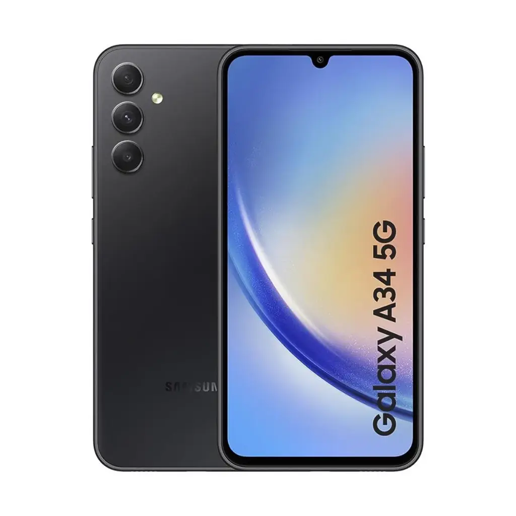 CELULAR SAMSUNG GALAXY A34 SM-A346MZK OC 6GB 128GB 5G 6.6" CAM. Uusb ANDROID 13 BLACK