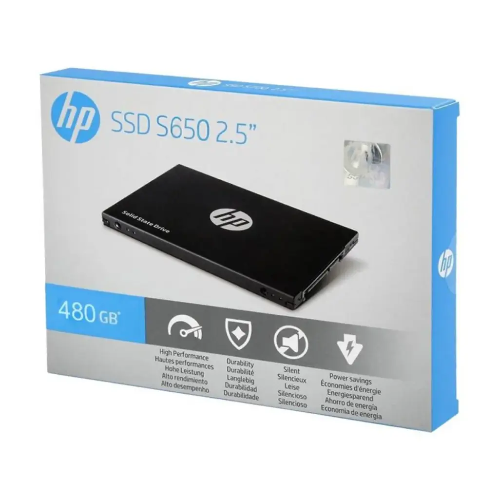 [S650480gb] DISCO DE ESTADO SOLIDO 480GB HP S650 2.5" SATA 3.0  INTERNO