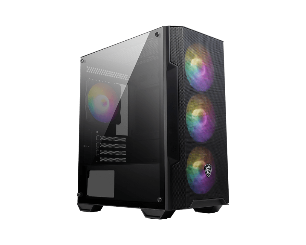 CASE MSI GAMING MAG FORGE M100A 4 VENTILADOR RGB 120MM      