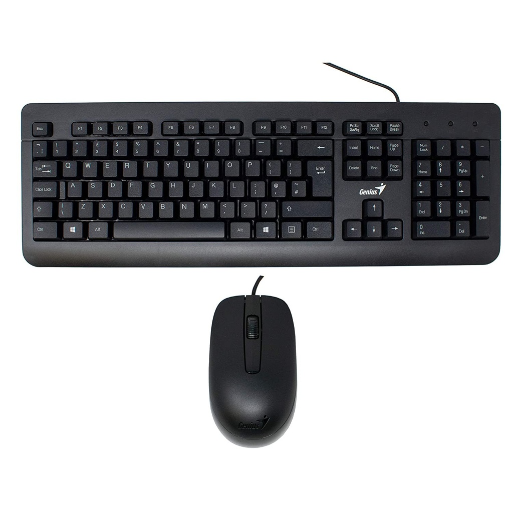 [KM-160] TECLADO + MOUSE GENIUS KM-160 USB NEGRO