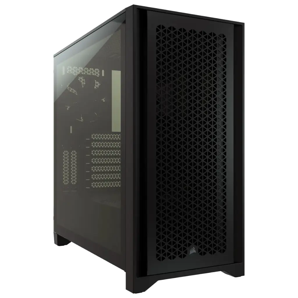 CASE CORSAIR ATX 4000D AIRFLOW VIDRIO TEMPLADO TORRE MEDIANA N-PS 2 COOLER COLOR  NEGRO