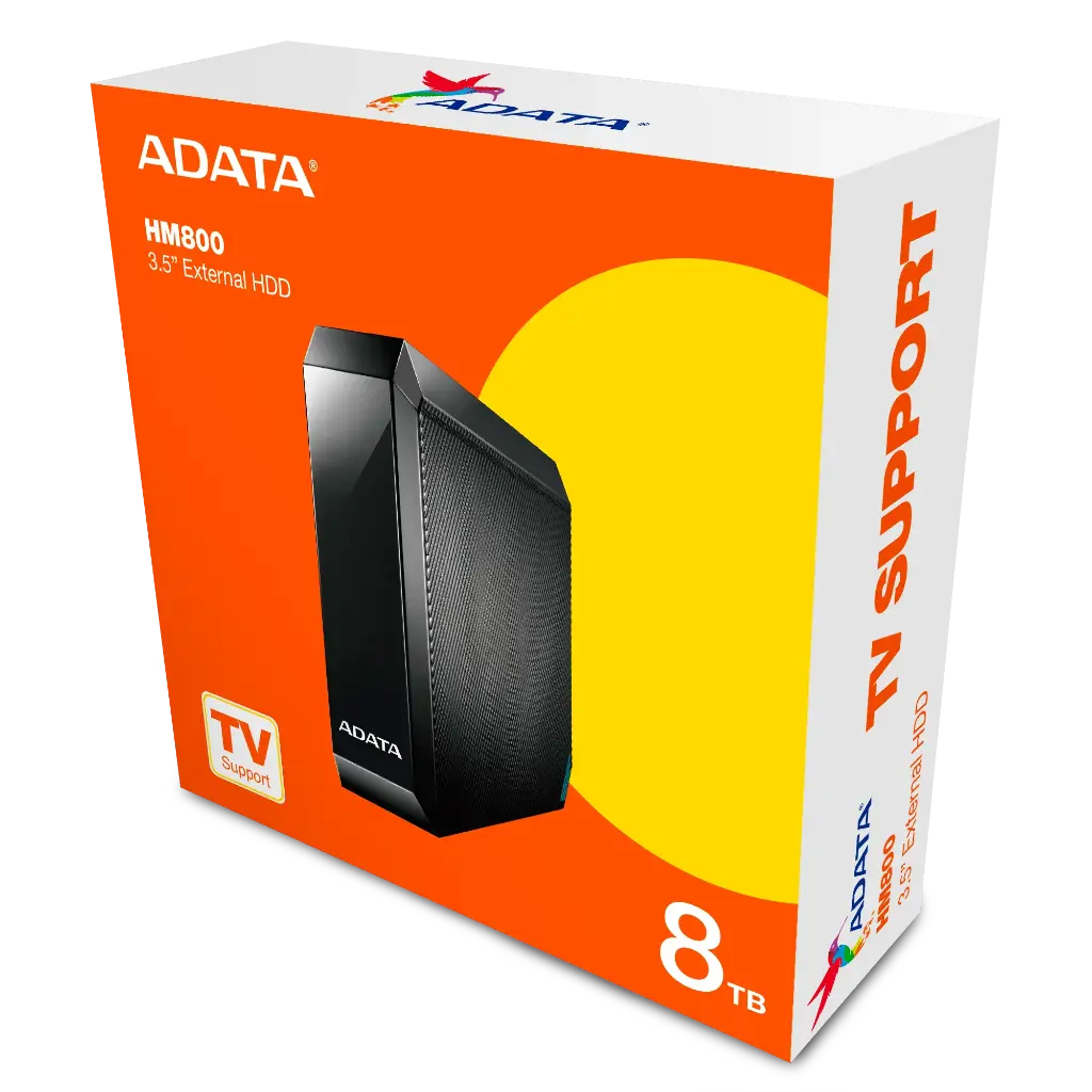 DISCO EXTERNO ADATA 8TB HM800 USB 3.2