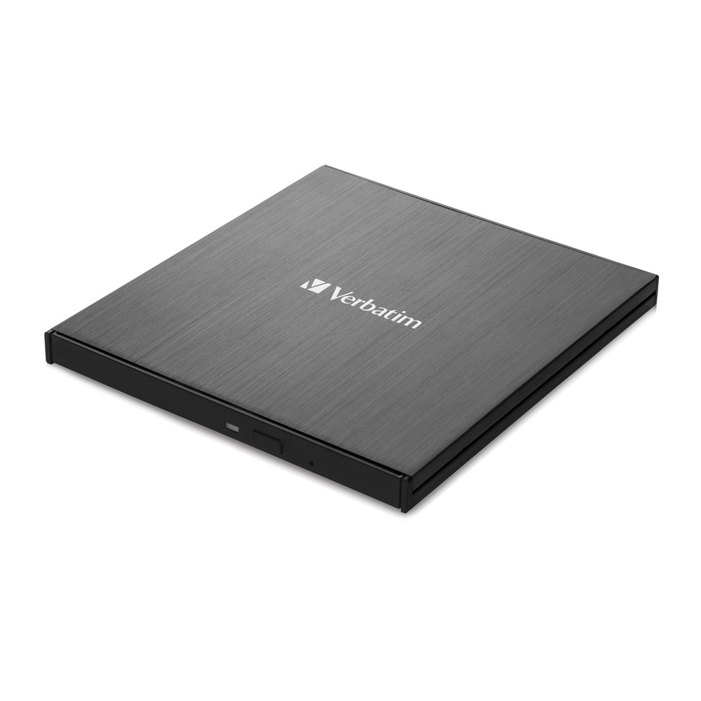 DVD EXTERNO VERBATIM DE CD/DVD SLIMLINE  / USB / ADAPTADOR USB C 
