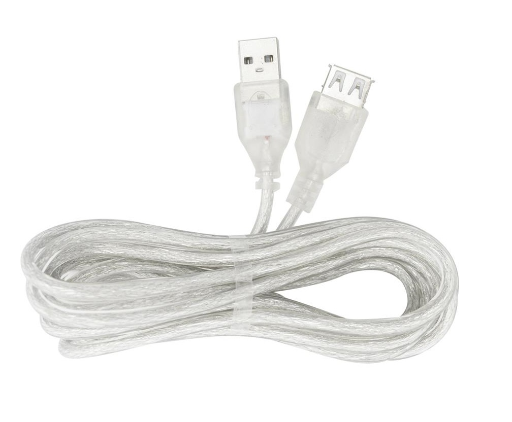 CABLE DE IMPRESORA EVL 5 METROS TRANSLUCIDO 