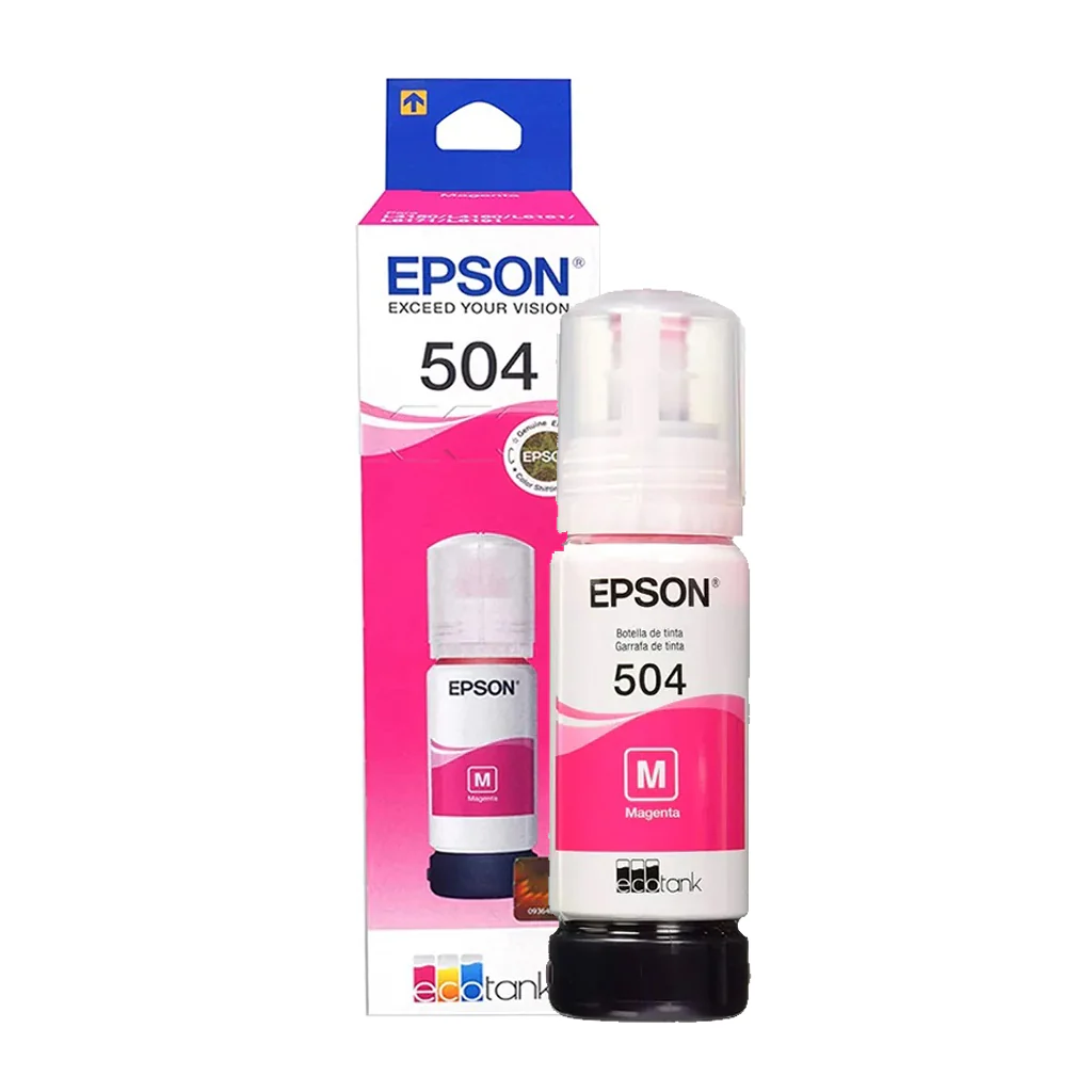 TINTA EPSON 504 T504320-AL MAGENTA ORIGINAL 