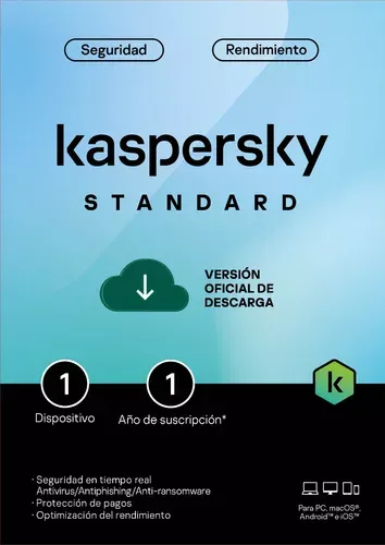 [BKST-KGA] LICENCIA ANTIVIRUS KASPERSKY STANDARD / 1 DISPOSITIVO / 1 AÑO