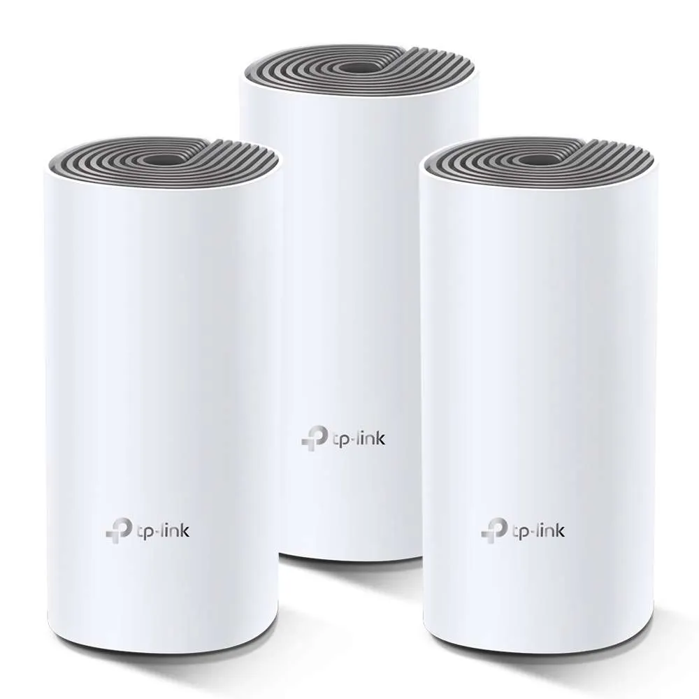 SISTEMA WIFI MESH TP-LINK AC1200 MBPS KIT DE 3 ROUTER DECO-E4-3