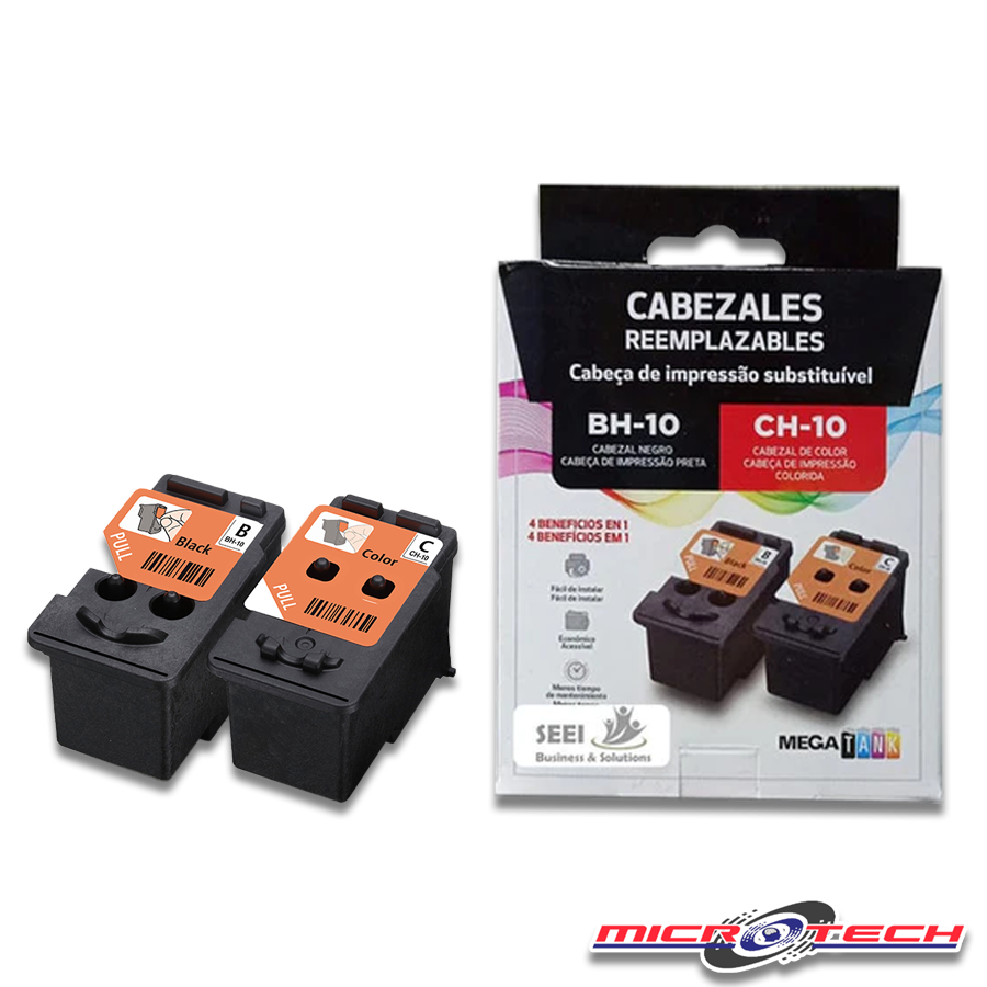 CABEZAL CANON BH-10/CH-10 NEGRO/COLOR G6010/G7010/G2160/G3160/G5010