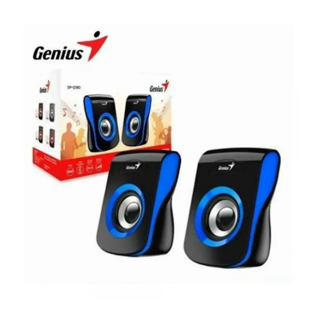 PARLANTES GENIUS SP-Q180 6W USB BLUE
