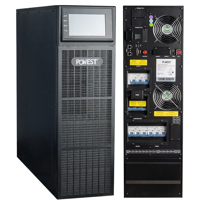 UPS POWEST TRIFASICO 15KVA ONLINE DOBLE CONVERSIÓN 208/120VAC / 166 - 260VAC VOLTAJE 