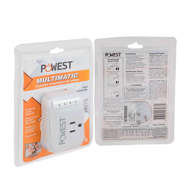 PROTECTOR DE VOLTAJE POWEST MULTIMATIC 120V/10A/1200VA