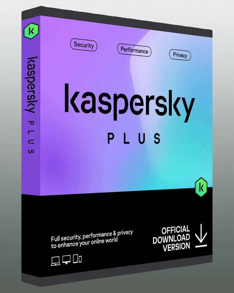 LICENCIA KASPERSKY PLUS 1 EQUIPO/1 AÑO PARA PC/MAC IOS/ ANDROID