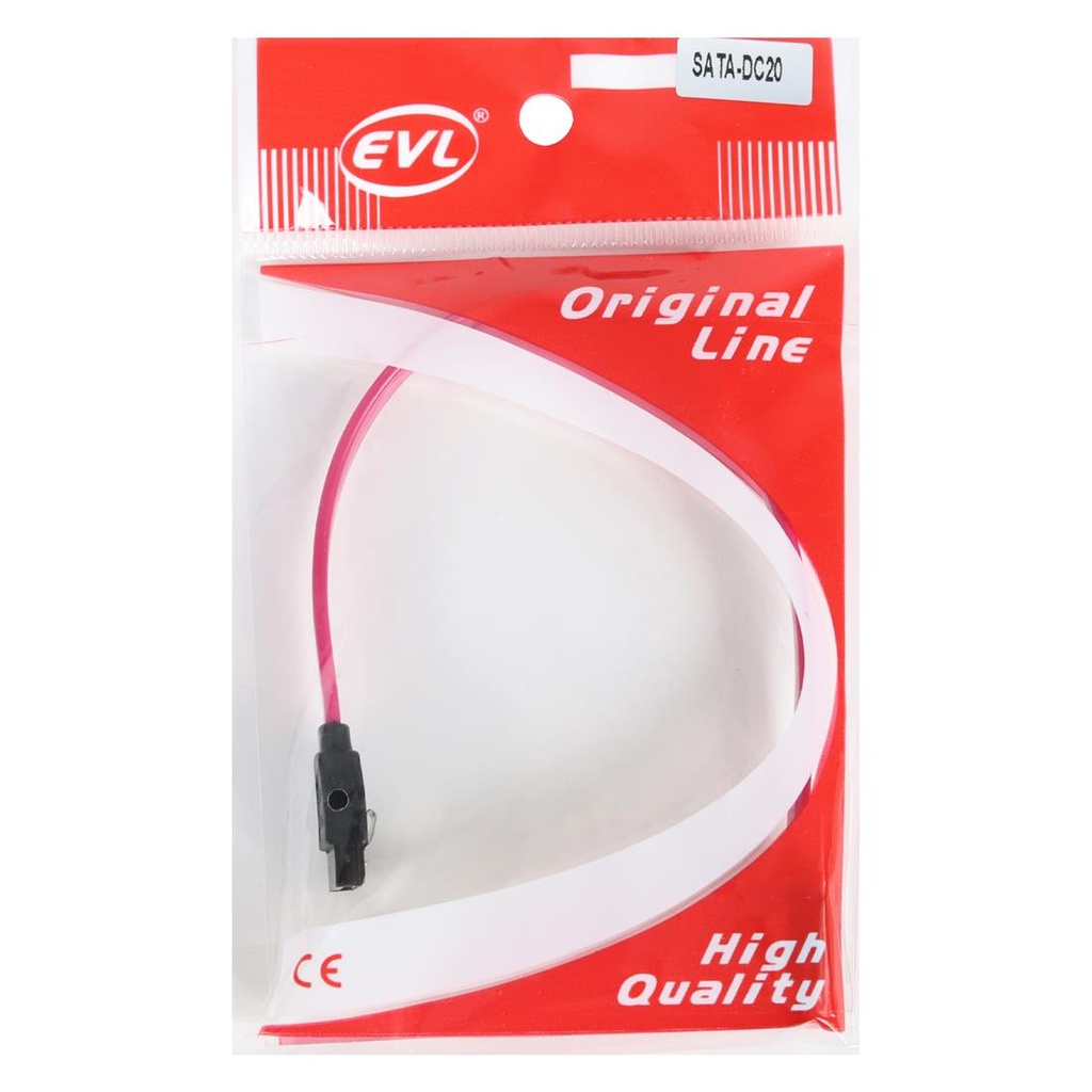 CABLE DE DATOS EVL SATA A SATA 