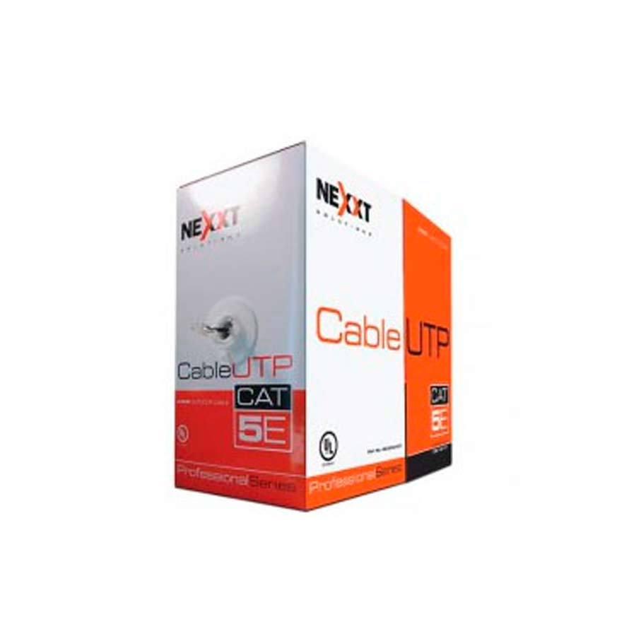 ROLLO DE CABLE UTP NEXXT CATEGORIA 5E GRIS SKU: AB355NXT01