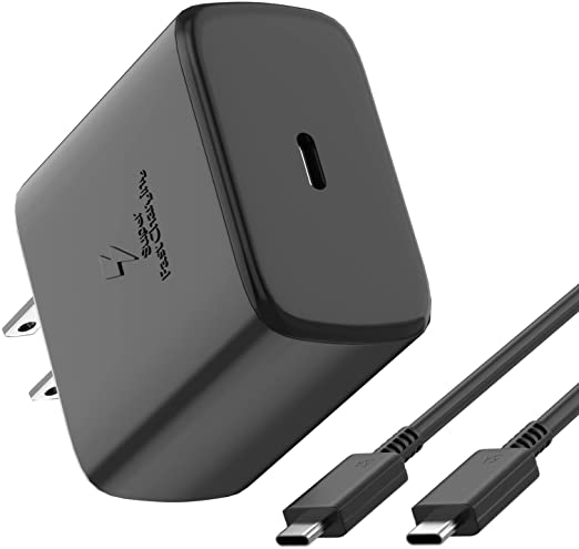 CARGADOR + CABLE SAMSUNG TIPO C A TIPO C 45W ORIGINAL NEGRO