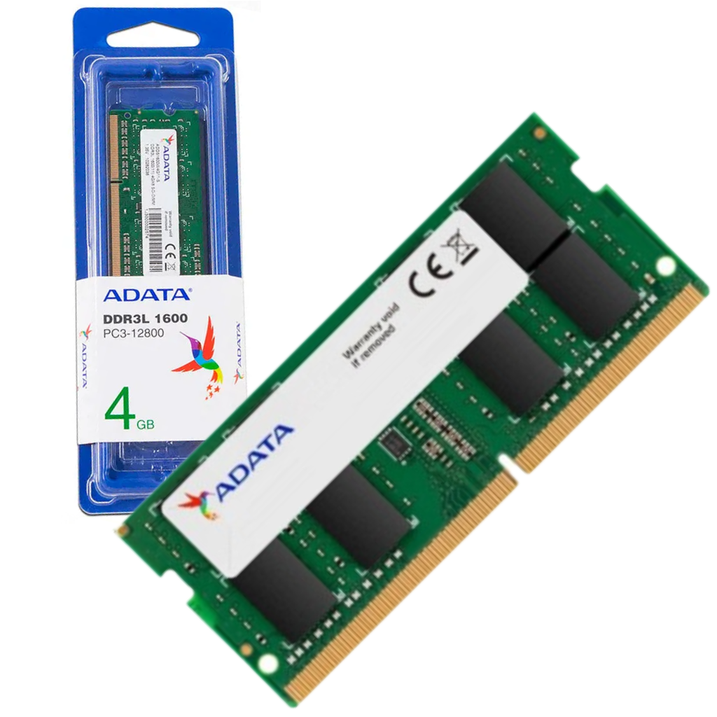 MEMORIA PARA LAPTOP ADATA 4GB DDR3L 1600 PC3