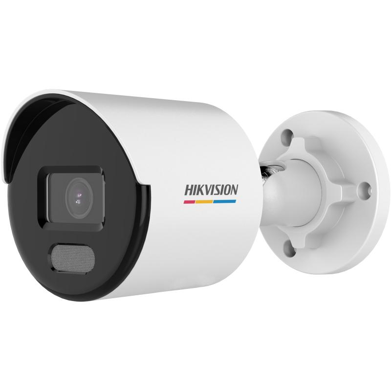 CAMARA DE SEGURIDAD IP HIKVISION  DS-2CD1047G0-LUF 4MP TUBO/COLOR VU/ MICROFONO/ EXTERIOR IP67/VIDEO H.265+