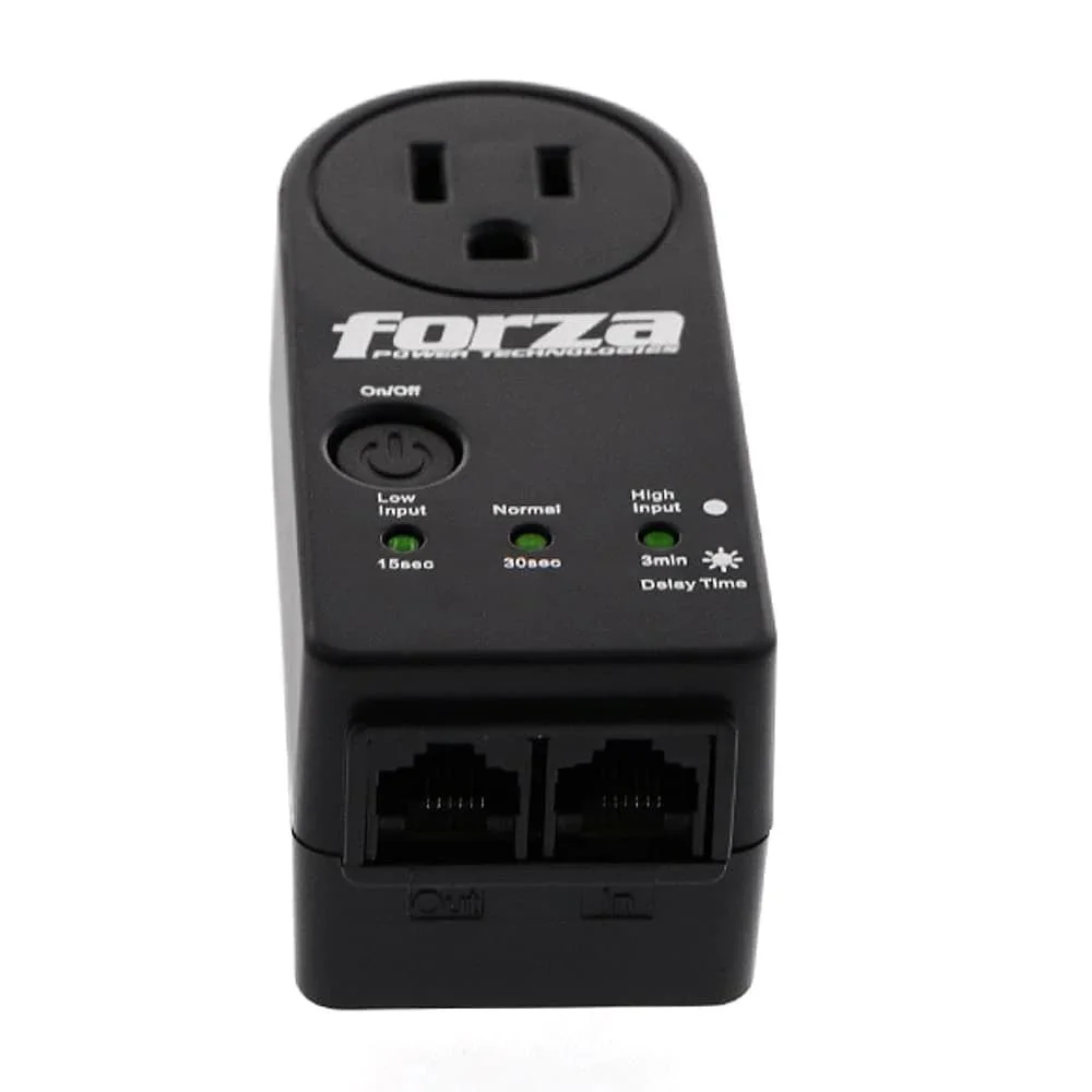 PROTECTOR DE VOLTAJE FORZA FVP-1201N 110/120VAC1800 A ZION-2K10