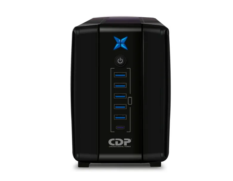 UPS CDP R-UPR508 INTERACTIVO 500VA/250W 8 NEMA 5-15R 110V  5*USB-A 1*USB-C