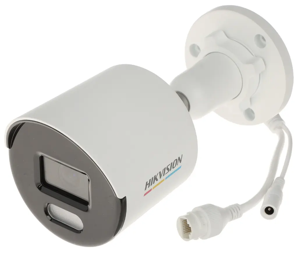 CAMARA DE SEGURIDAD HIKVISION IP DS-2CD1047G2-LUF 4MP TUBO/COLOR VU/ MICROFONO/ EXTERIOR IP67/VIDEO H.265+