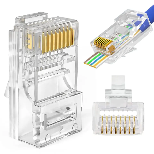 CONECTOR RJ45 CAT 6 TECLAM 
