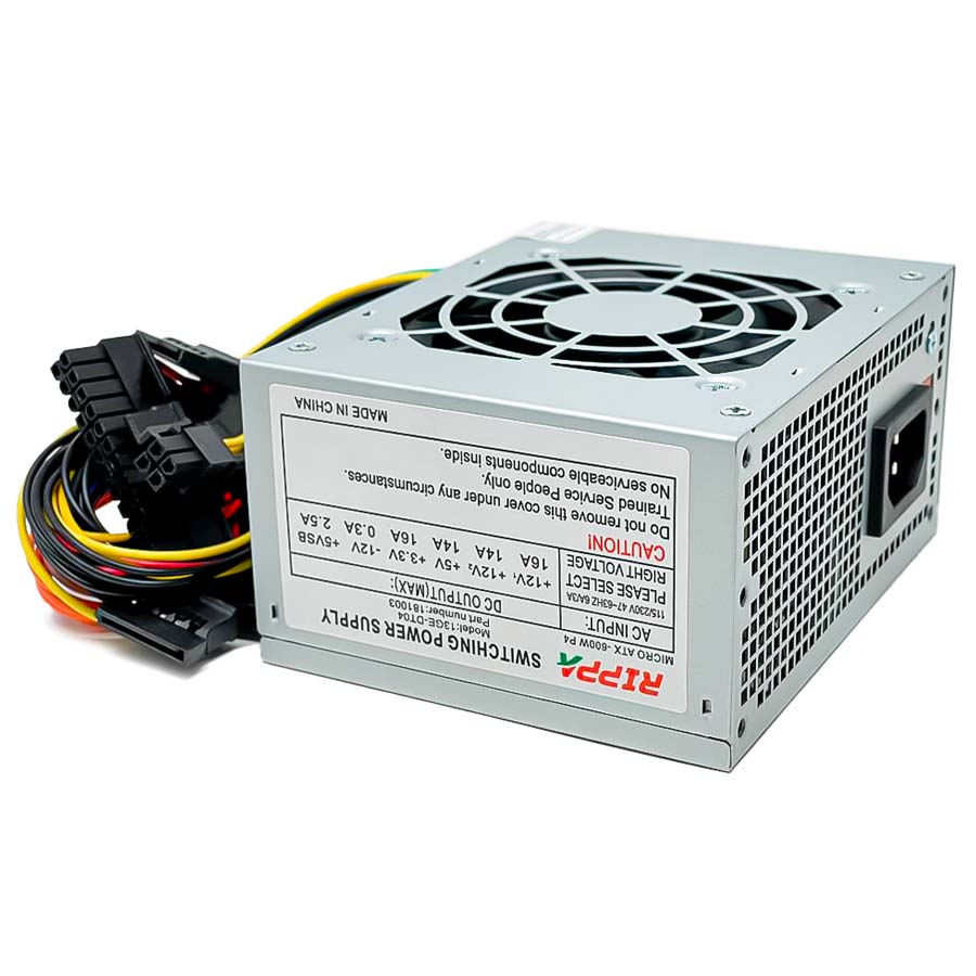 FUENTE DE PODER RIPPA 600W ATX