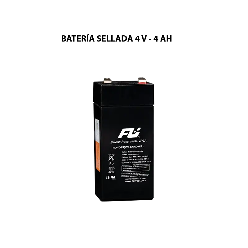 BATERIA PARA UPS POWEST FL1240GS 12V 4AMP 20HORAS