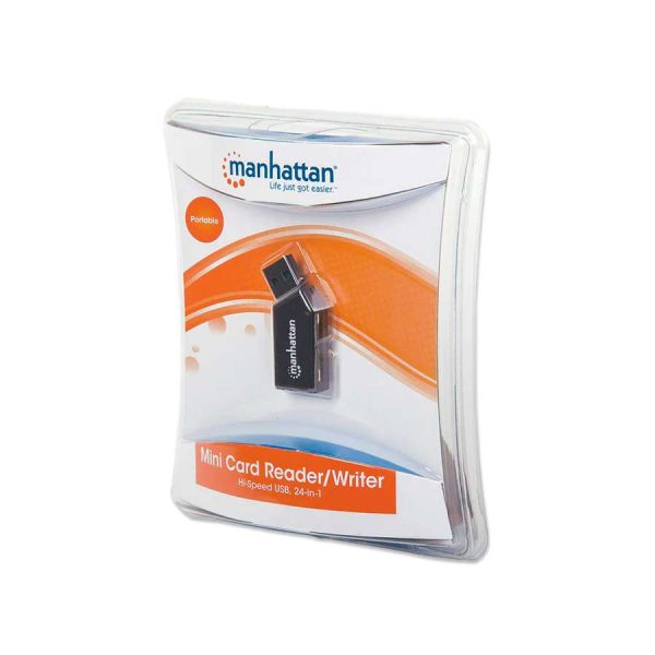 LECTOR DE TARJETAS MANHATTAN USB 2.0 SKU: 101677