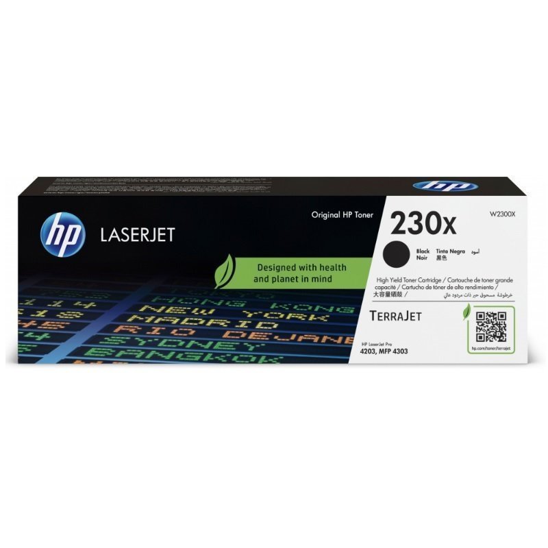 TONER HP 230X NEGRO W2300X COMPATIBLE HP M4203, 4303FDW PAG. 7500 PAGINAS