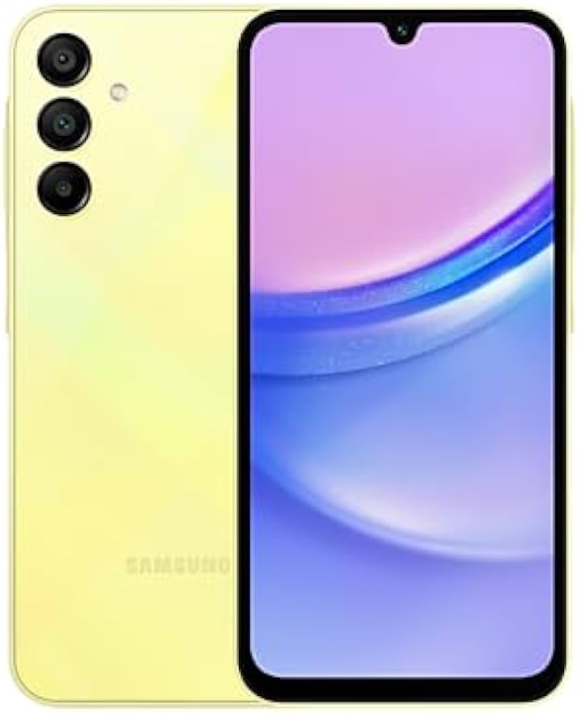 CELULAR SAMSUNG GALAXY A15 6GB RAM/ 128GB / 6.5” /50MP/13MP FRONTAL/ANDROID/COLOR AMARILLO