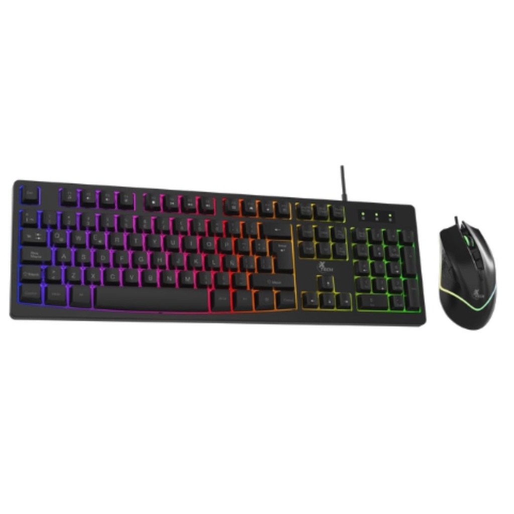 TECLADO + MOUSE GAMER XTECH XTK-531S ESPAÑOL/ MULTIMEDIA/ ALAMBRICO
