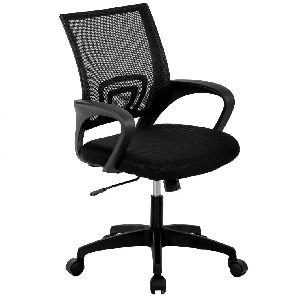 SILLA EJECUTIVA TERRAX C-809 COLOR NEGRA BASE METAL 