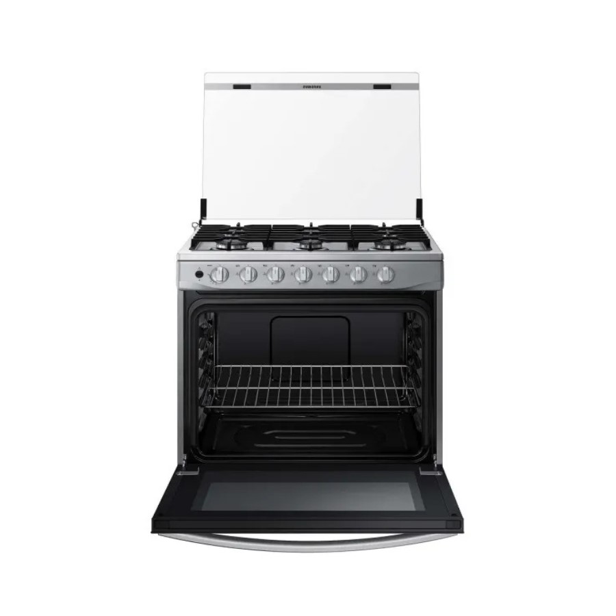 COCINA GAS SAMSUNG NX52T3510LV/AP DOBLE CERRADURA/ENCENDIDO ELECTRICO/6 QUEMADORES/ GRIS NEGRO