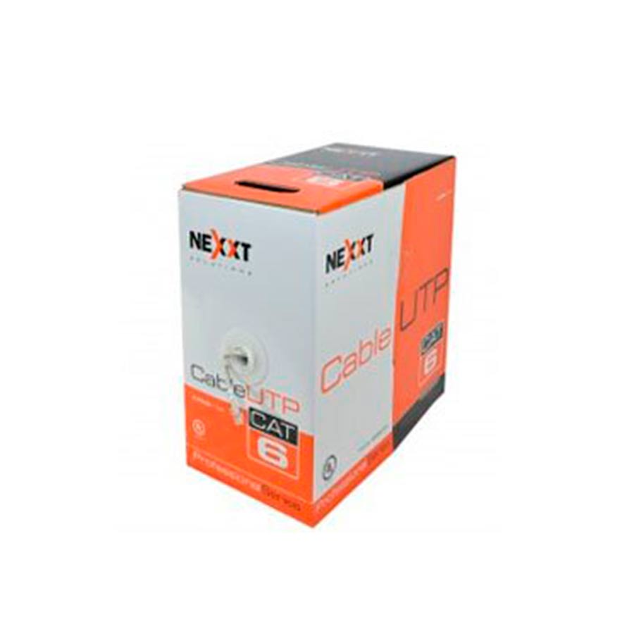 ROLLO DE CABLE UTP NEXXT AB356NXT01 CATEGORIA 6 GRIS 23AWG 