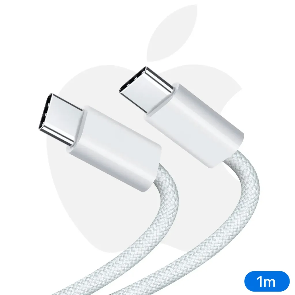 CABLE APPLE IPHONE  USB-C A USB-C 1M ORIGINAL TRENZADO