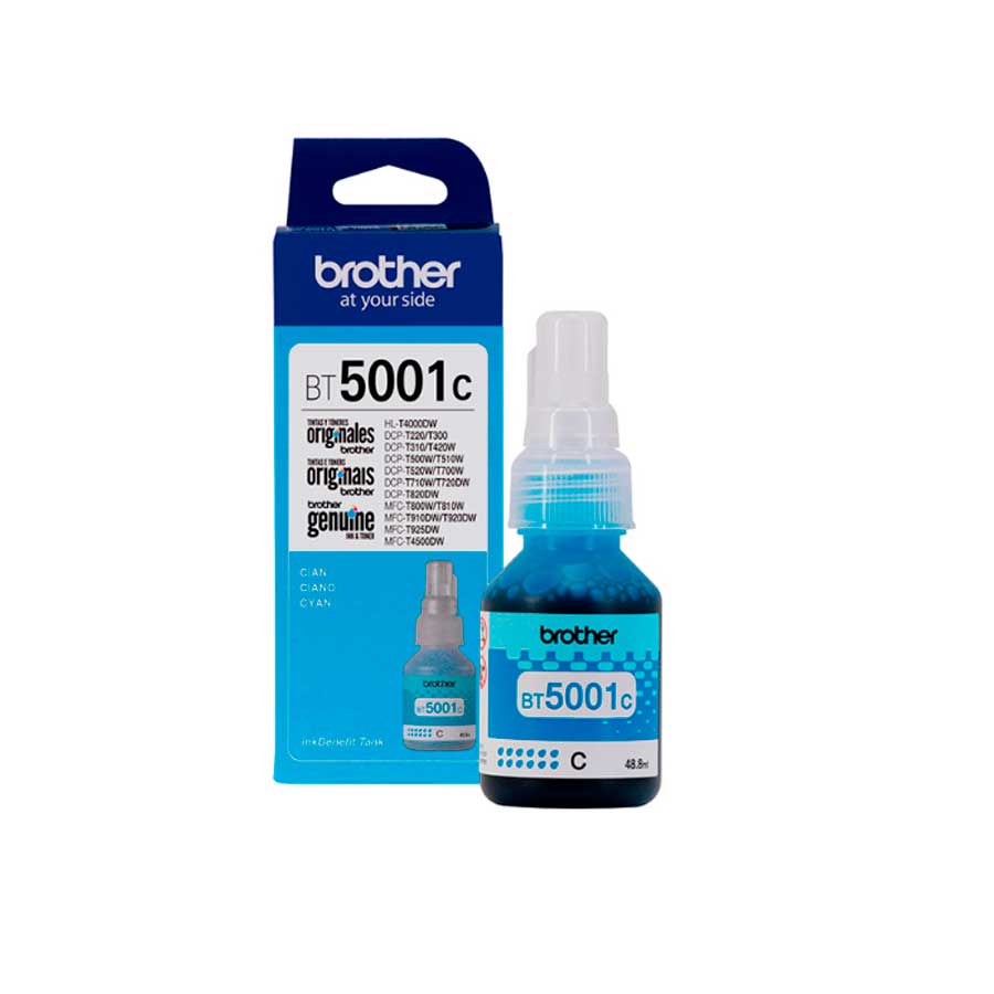 TINTA BROTHER  BT5001C CYAN  T510W T710W T310 T810W T910DW T420W T520W T720DW